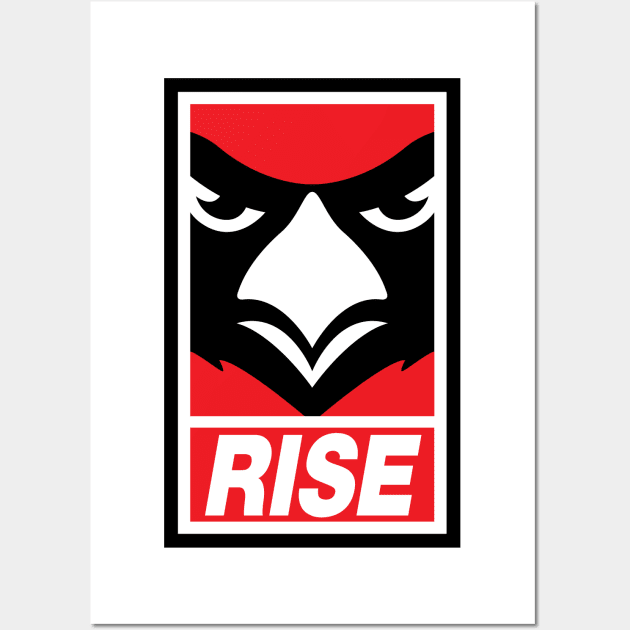 Rise Obey Cardinals Wall Art by LunaGFXD